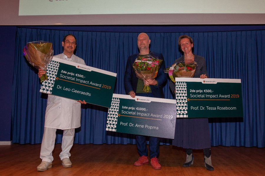 Tweede prijs Societal Impact Award 2019 Amsterdam UMC